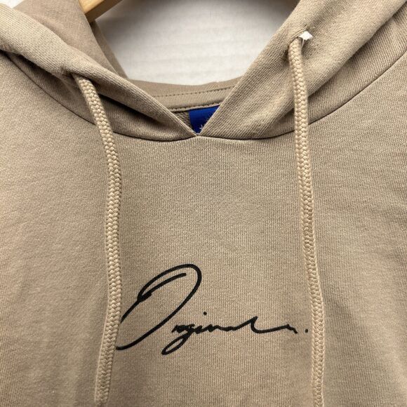 Jack & Jones Originals Tan Pullover Hoodie Mens Large NEW - Picture 3 of 9